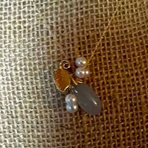 Mings Hawaii Jade & Akoya 14k gold Necklace